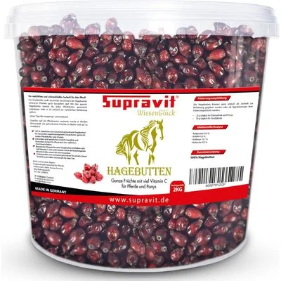 Supravit Hagebutten Pferd - Mit viel Vitamin C für Pferde und Ponys 2kg