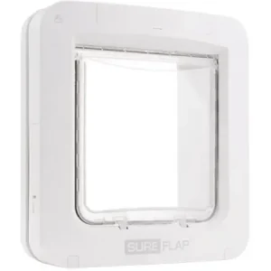SureFlap Connect Haustierklappe Weiß 1St. mit Einbruchschutz - HaustierPro