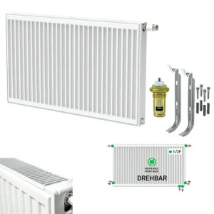 T22 700x1200-23 Universalheizkörper Kompakt Ventilheizkörper 6 Anschlüsse - HaustierPro