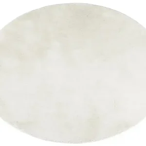 Teppich OVIEDO Kurzflor Creme Ø 120 cm - HaustierPro