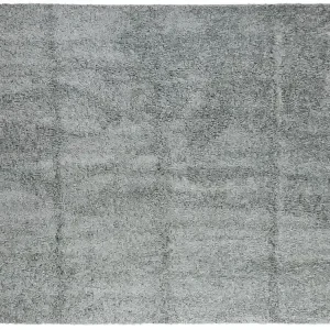 Teppich Shaggy Hochflor Modisch Grün 120x120 cm - HaustierPro