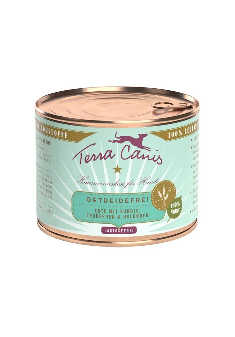 Terra Canis Ente Sensitive mit Kürbis, Erdbeeren und Holunder / getreidefrei - Image 2
