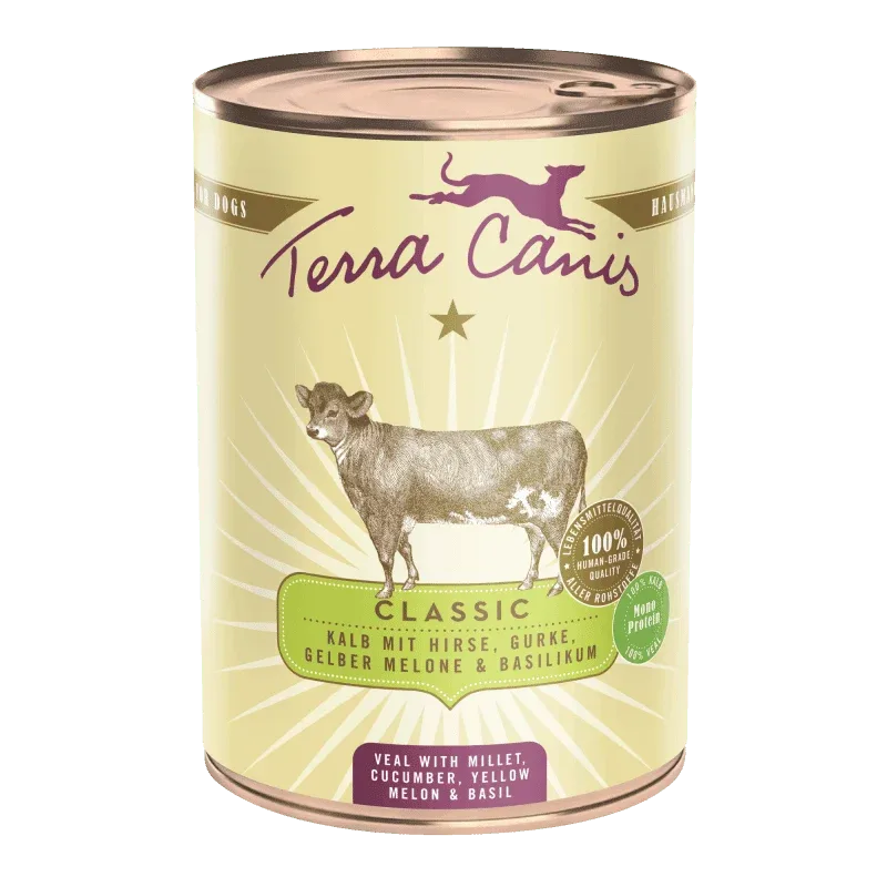 Terra Canis Kalb Classic mit Hirse, Melone und Gurke
