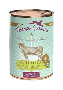 Terra Canis Kalb Sensitive mit Petersilienwurzel, Mango und Johannisbeere / getreidefrei