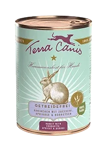 Terra Canis Kaninchen Sensitive mit Zucchini, Aprikose und Borretsch / getreidefrei