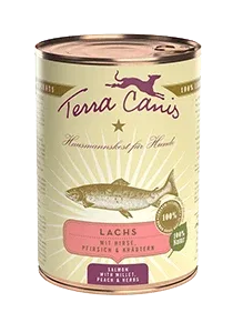 Terra Canis Lachs Classic mit Hirse, Pfirsich und Kräutern