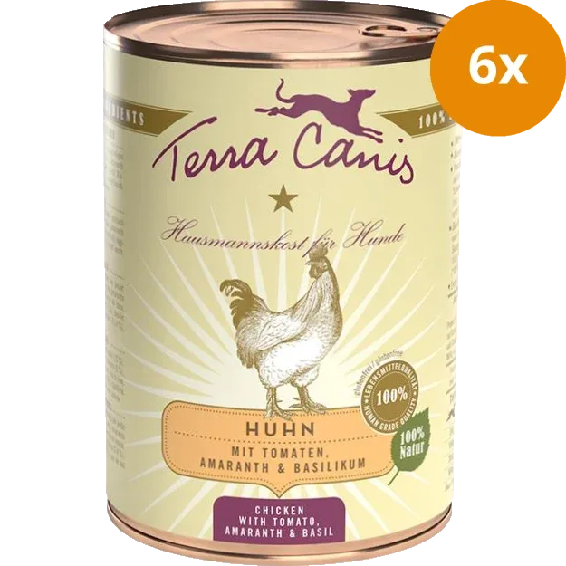 Terra Canis Menü Classic Huhn mit Amaranth, Tomaten & Basilikum 400 g - Image 2