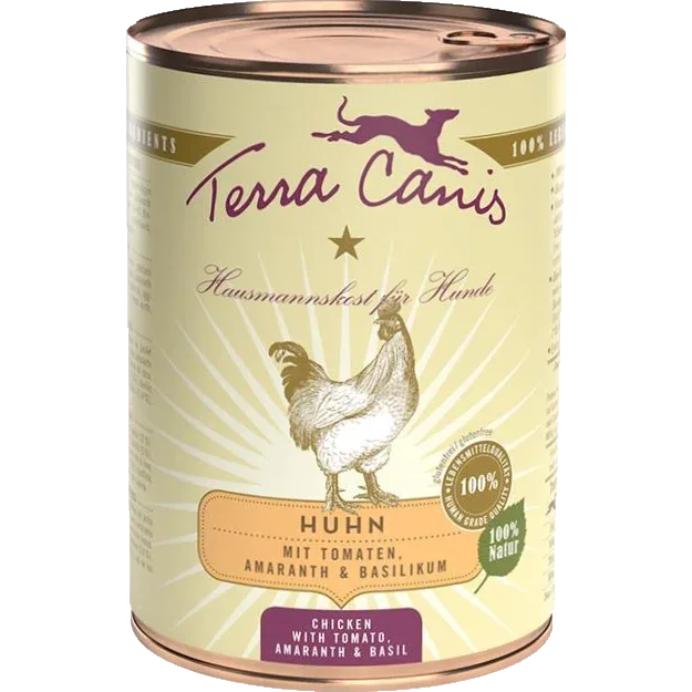 Terra Canis Menü Classic Huhn mit Amaranth, Tomaten & Basilikum 400 g