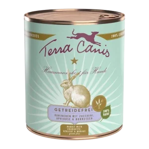 Terra Canis Menü Sensitive getreidefrei Kaninchen mit Zucchini, Aprikose 800 g