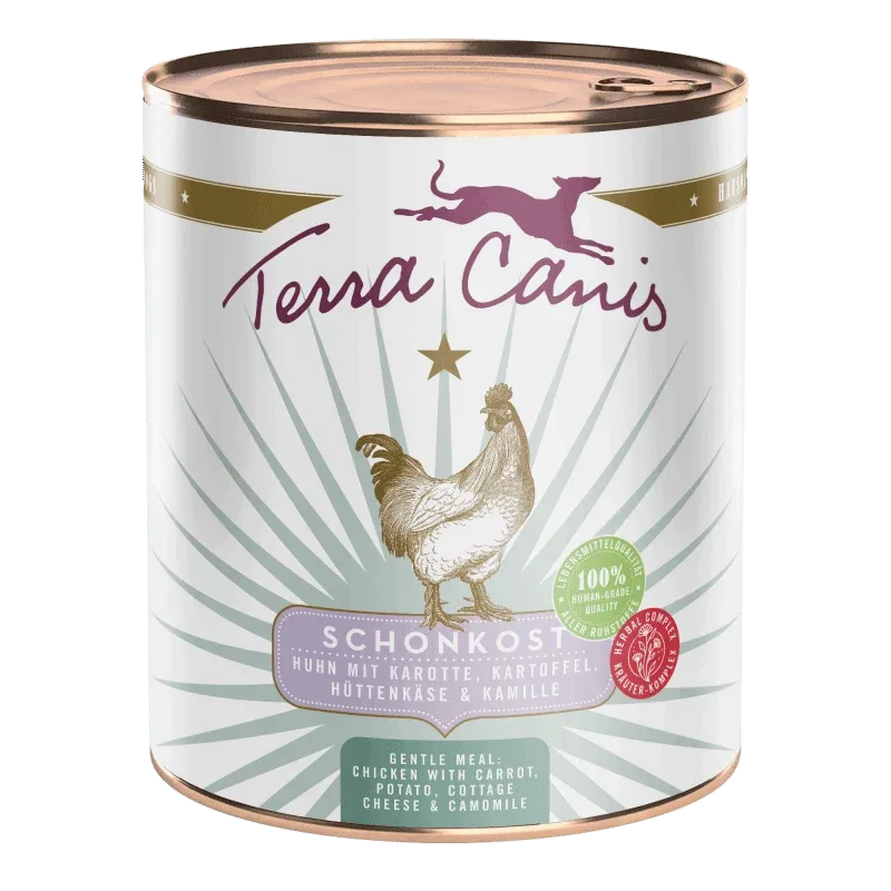Terra Canis Schonkost Magen-Darm-Menü Huhn+Karotten+Fenchel+Hüttenkäse+Kamille - Image 2