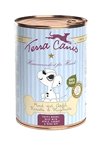 Terra Canis Welpenmenü Rind mit Apfel, Karotte und Hagebutte