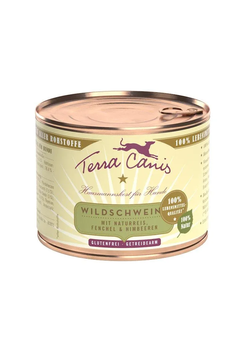 Terra Canis Wildschwein Classic mit Naturreis, Fenchel und Himbeeren - Image 2