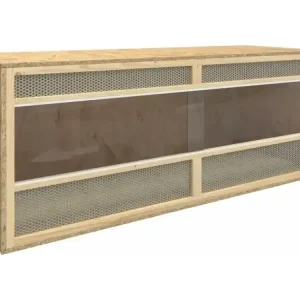 Terrarium Holzwerkstoff 120x50x50 cm mit biologischer Filterwirkung - HaustierPro