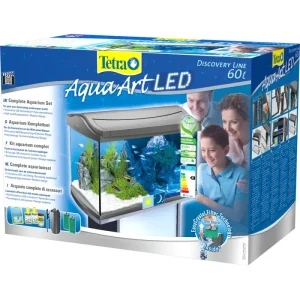 Tetra Aquarium-Komplett-Set AquaArt mit LED 60 L anthrazit | 294854 inkl. Heizer und Thermometer - HaustierPro