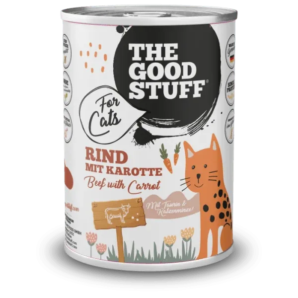The Goodstuff Katze Rind mit Karotte