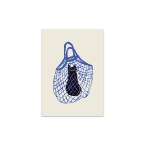 The Poster Club - The Cat’s In The Bag von Chloe Purpero Johnson zur persönlichen Gestaltung - HaustierPro