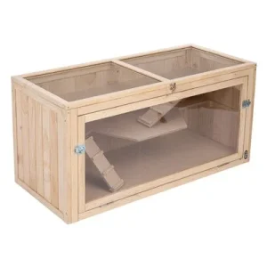 TIAKI Hamsterkäfig aus Holz XL