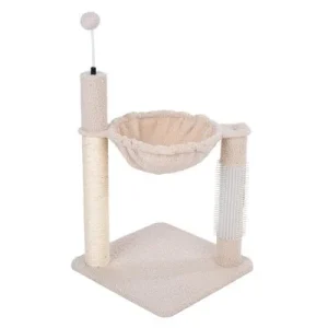 TIAKI Shearly Kratzbaum mit Hängematte beige