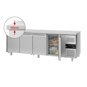 Tiefkühltisch ECO - 2200x700mm - mit 4 Türen - HaustierPro
