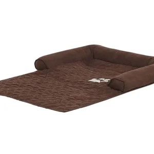 Tierbett BOZAN Stoff Braun für große Hunde - HaustierPro