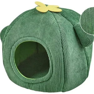 Tierbett PALU Cord Grün für große Hunde - HaustierPro