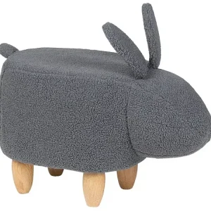 Tierhocker grau Hasenform BUNNY für die tägliche Pflege - HaustierPro