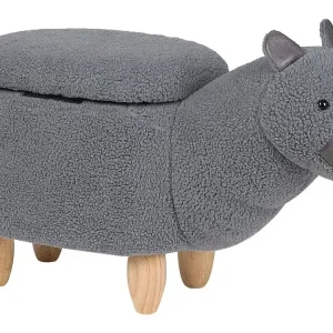 Tierhocker mit Stauraum grau Alpakaform ALPACA für Welpen - HaustierPro