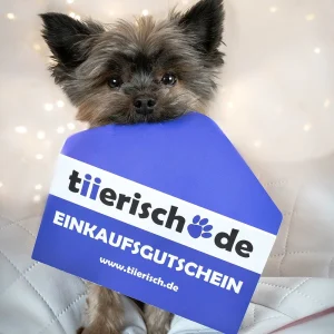 tiierisch.de Geschenkgutschein für Haustierbesitzer – Einkaufsgutschein 10–200€