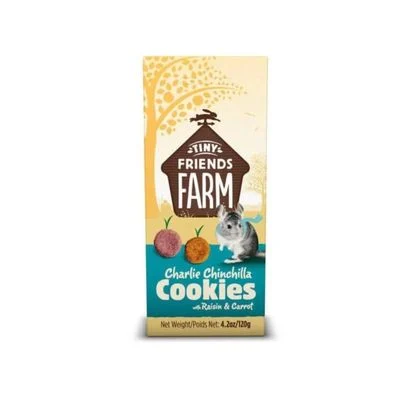 Tiny Friends Farm - Rosinen- und Karottenkekse für Chinchillas - Tiny Frie 120 g