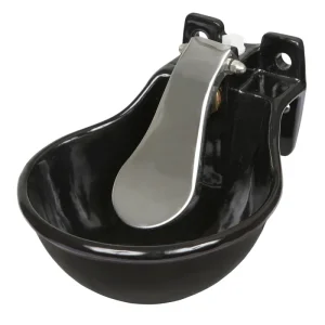Tränke 20,5 x 17 x 25,5 cm schwarz | 264440 aus bruchsicherem Kunststoff - HaustierPro
