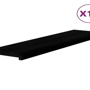 Treppenstufen 16 Stk. Dunkelbraun 100x25x2 cm Massivholz Eiche - HaustierPro