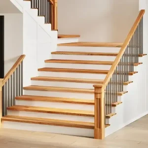 Treppenstufen 16 Stk. Hellbraun 120x25x2 cm Massivholz Eiche - HaustierPro