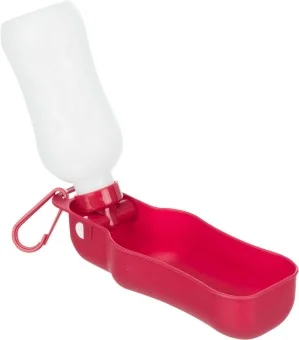 Trinkflasche mit aufklappbarem Napf