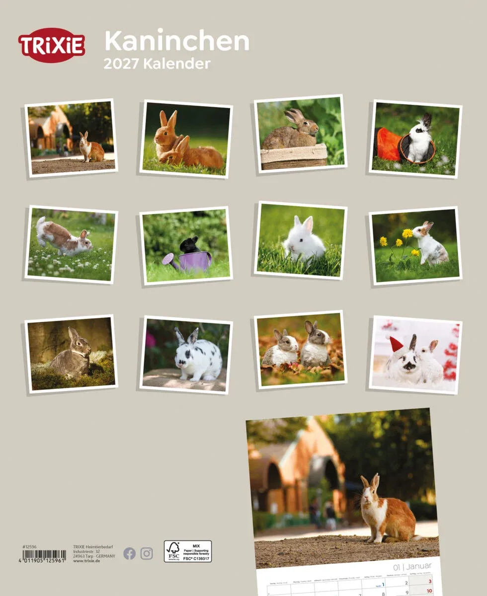 TRIXIE 2027 Kalender für Kaninchen - Image 2