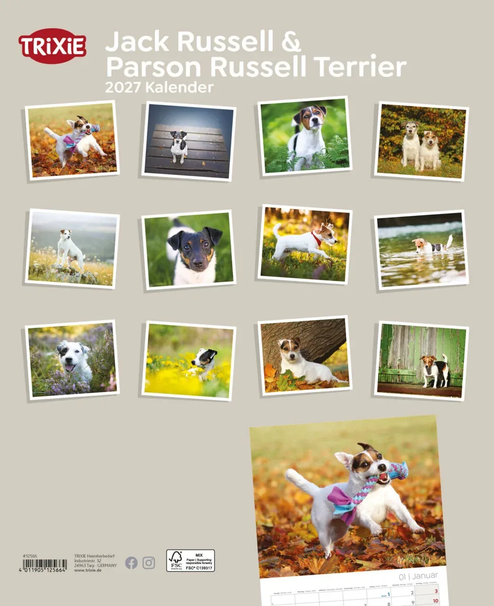 TRIXIE 2027 Kalender Jack Russell & Parson Russell Terrier - Image 2