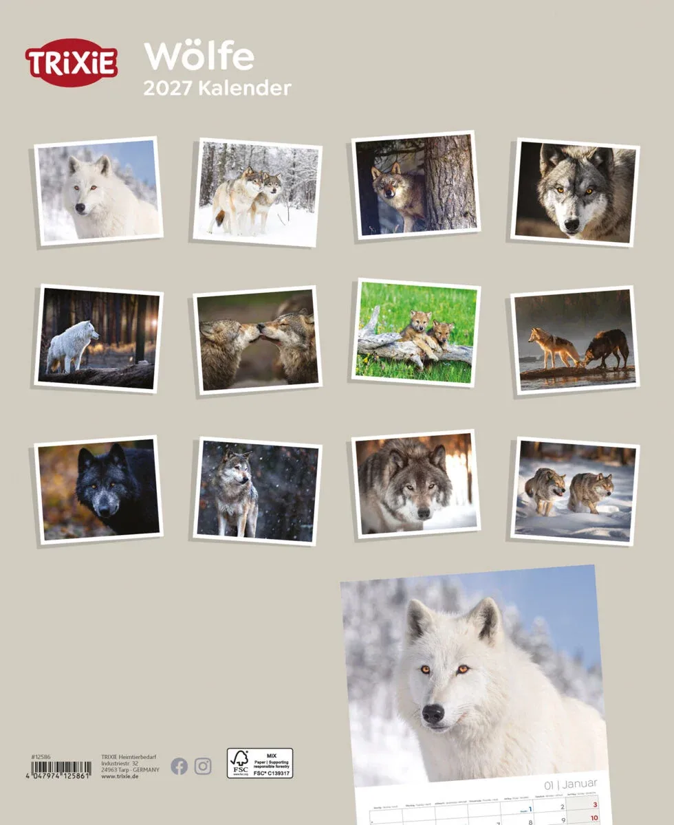 TRIXIE 2027 Kalender Wölfe - Image 2