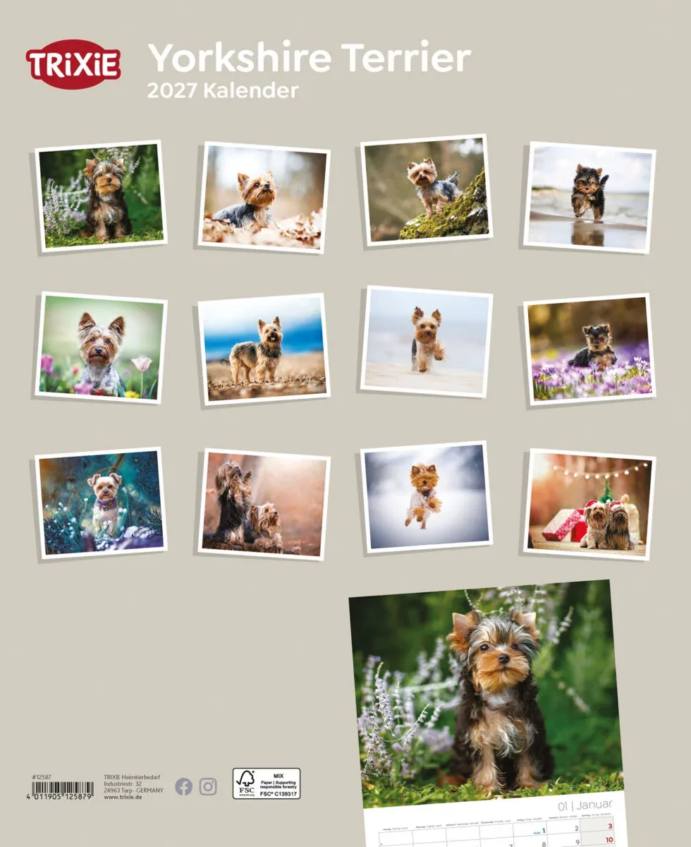 TRIXIE 2027 Kalender Yorkshire Terrier - Image 2