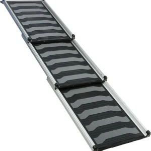TRIXIE 3-fach Teleskop-Rampe grau, schwarz 40x78-175 cm | DAS FUTTERHAUS