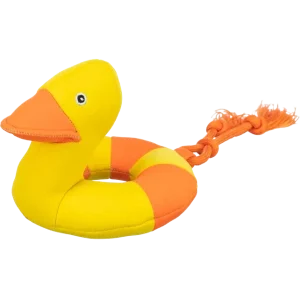 TRIXIE Aqua Toy Ente am Seil, Stoff