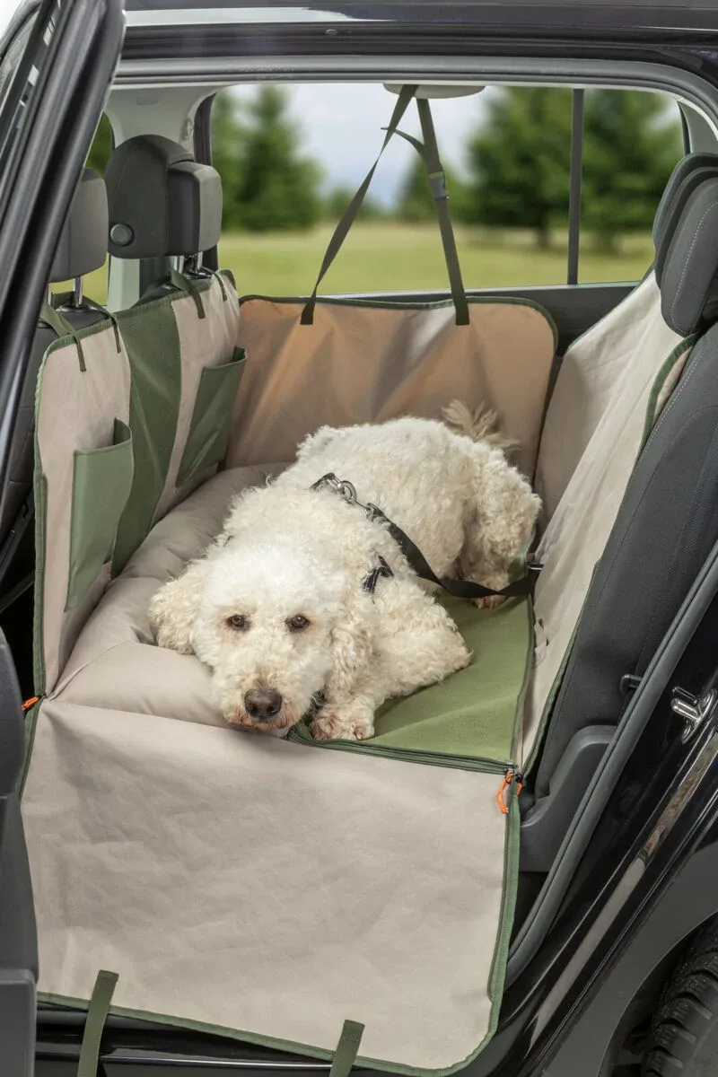 TRIXIE Auto-Schondecke für Hunde: Rückbank-Schutz & Komfort auf jeder Fahrt - Image 2