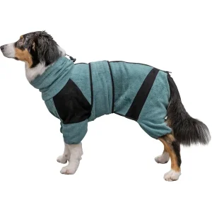 TRIXIE Bade- und Hausoverall für Hunde petrol XS | DAS FUTTERHAUS