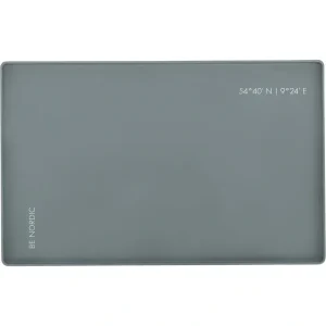 TRIXIE BE NORDIC Napfunterlage grau 48 x 30 cm | DAS FUTTERHAUS