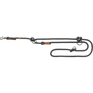 Trixie BE NORDIC V-Leine Größe S-M 2 m 8 mm dunkelgrau/braun | 521122 - HaustierPro