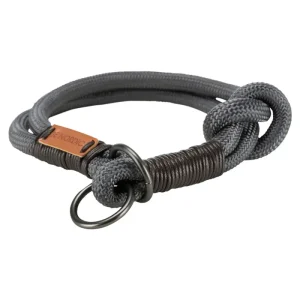 Trixie BE NORDIC Zug-Stopp-Halsband Größe L 50 cm 13 mm dunkelgrau/braun | 521130 - HaustierPro