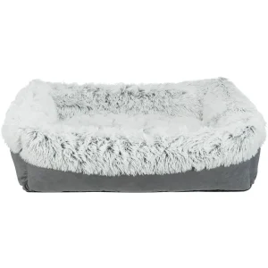 TRIXIE Bett Harvey grau 100 x 75 cm | DAS FUTTERHAUS