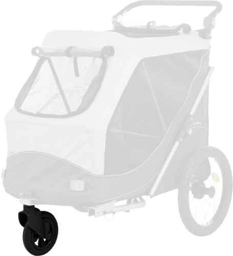 TRIXIE Buggy-Frontrad für Fahrradanhänger