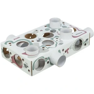 TRIXIE Cat Activity Paws'n'Treats Box grau | DAS FUTTERHAUS