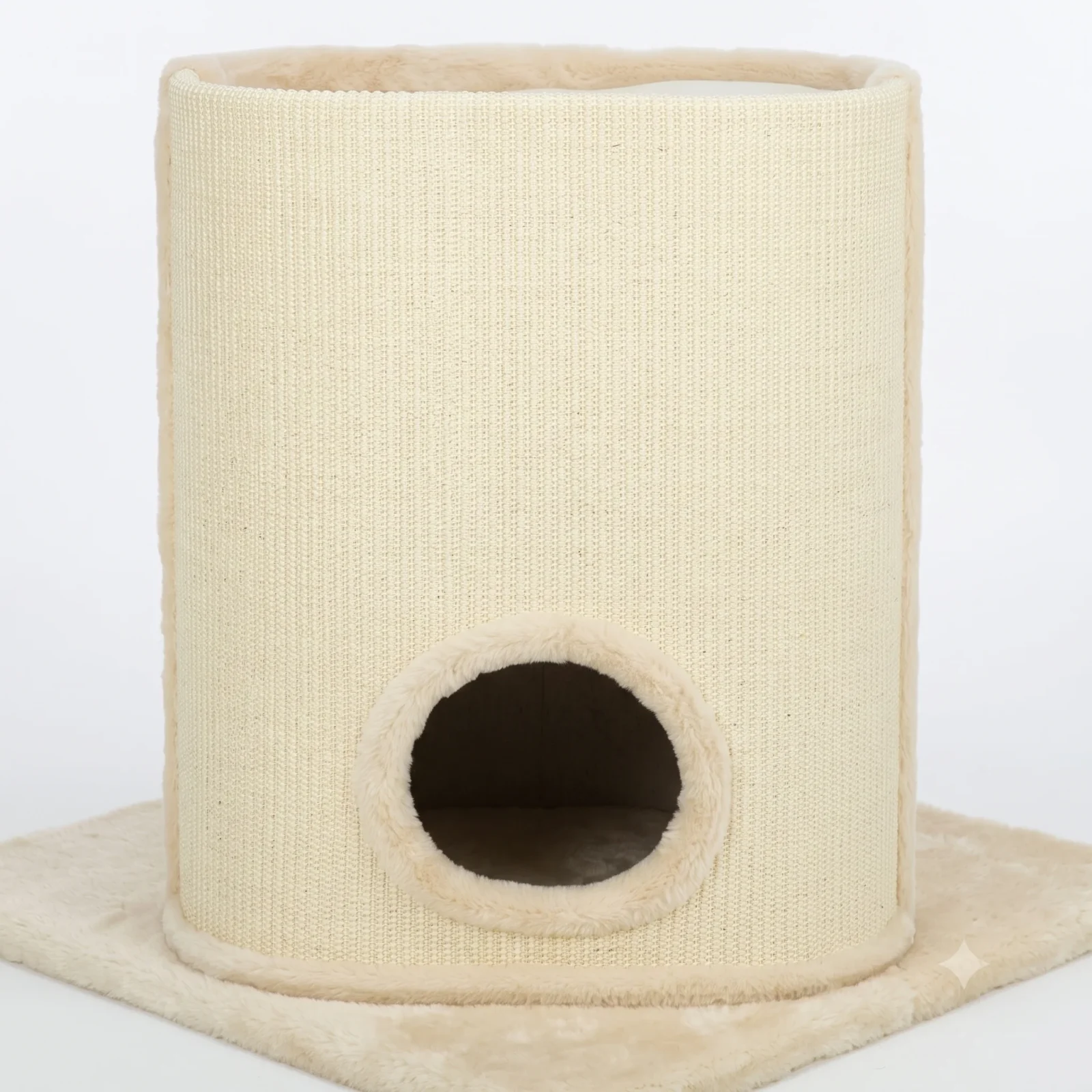 TRIXIE Cat Tower Arina – Luxuriöser Kratzbaum mit Höhle & Sisal für Katzen