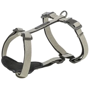TRIXIE CityStyle Hundegeschirr Baumwolle hellgrau 42-60 cm | DAS FUTTERHAUS