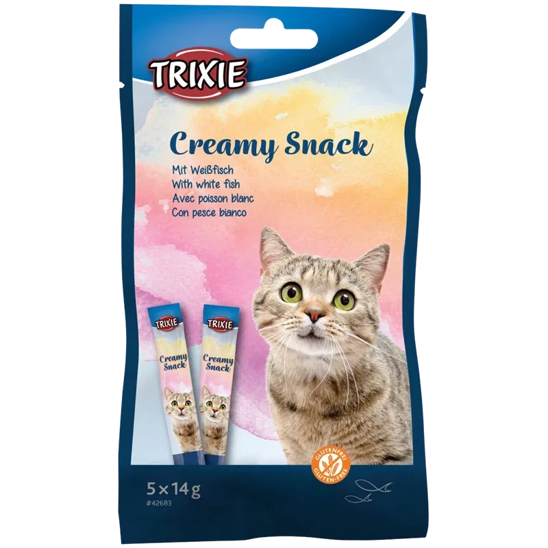 TRIXIE Creamy Snack Weißfisch 70 g